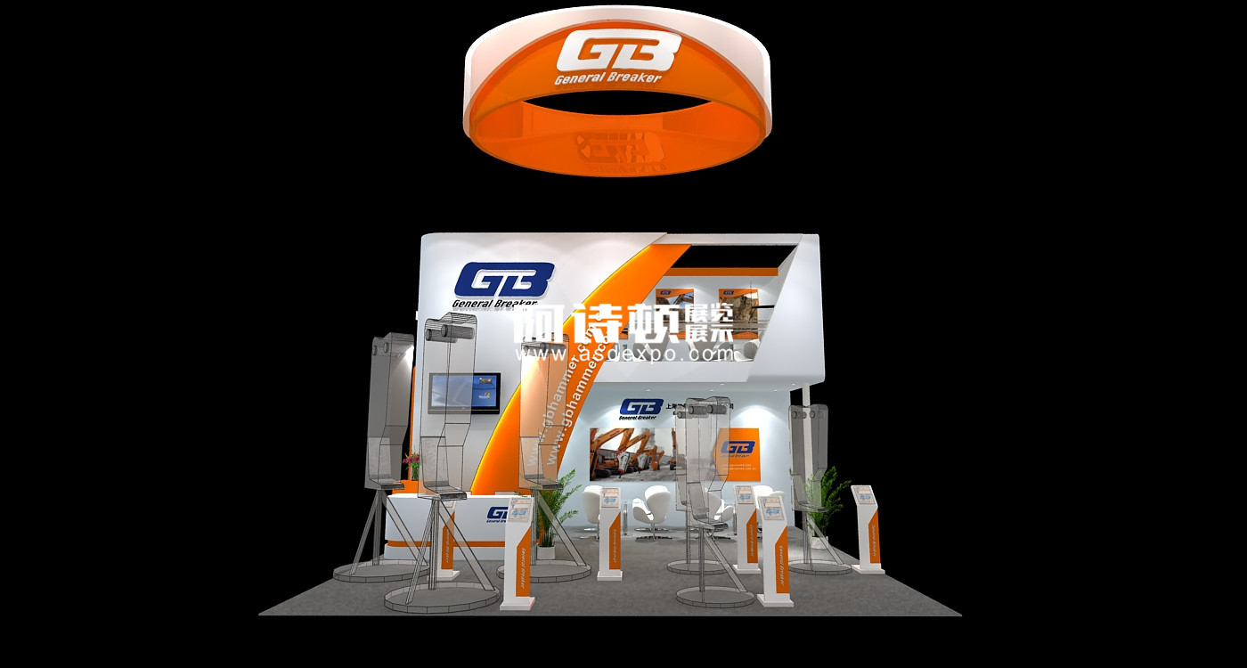 上海展臺(tái)設(shè)計(jì)搭建上海工兵工程機(jī)械有限公司---機(jī)械展---寶馬工程機(jī)械展